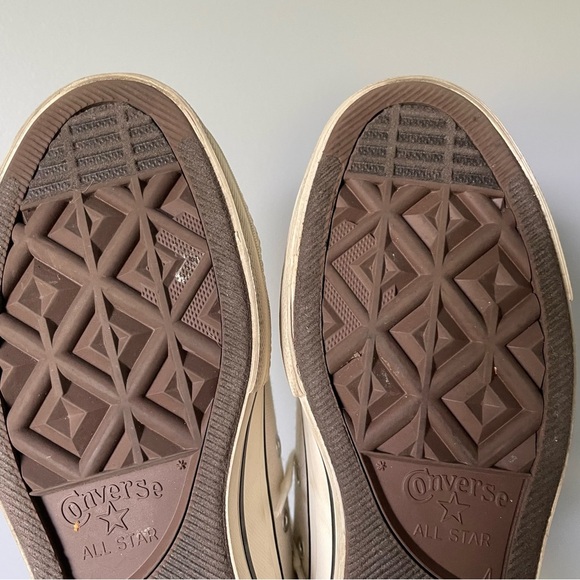 Converse Chuck Taylor All Star Lift Platform Low "Denim-Egret' Size Women's 6 - Picture 8 of 9